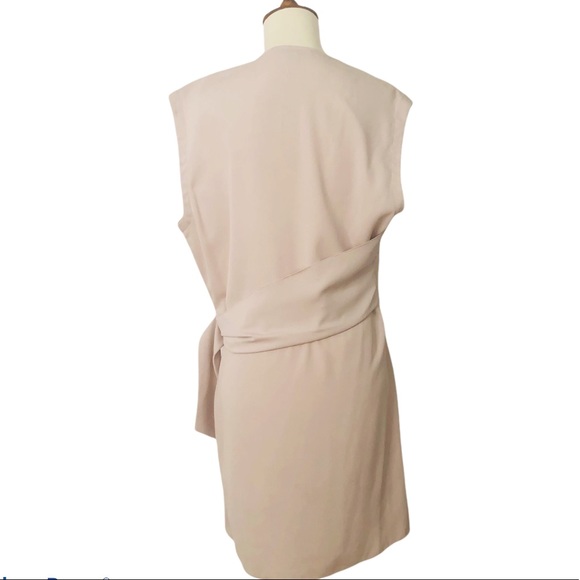 Allsaints - V Neck Sleeveless Buckled Dress - Picture 5 of 11